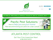 Tablet Screenshot of pacificpestsolutions.com